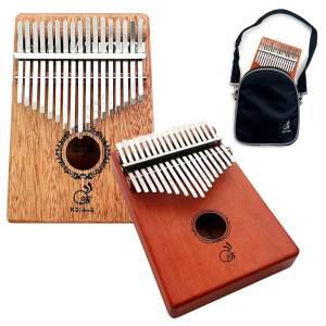 칼림바 올솔리드 오쿠메 마호가니 원목 17음계 C키