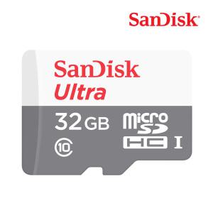 [샌디스크]MicroSDHC 울트라 32GB 100MB/s Class10 QUNR ST1 freeship