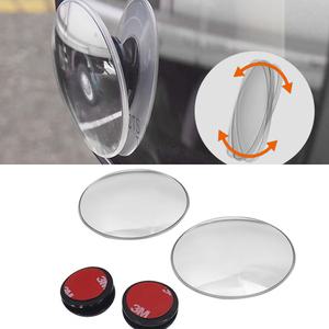 토드 76mm 보조미러 각도조절 사이드 자동차 와이드 안전 볼록 거울 반사경 차량 사각지대해소 백미러