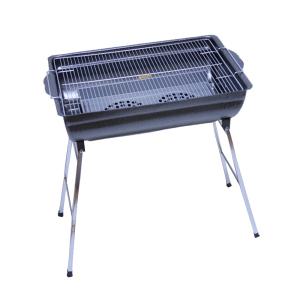 사각 스텐드 그릴 (대) / 바베큐 그릴 4-6인용 접이식 야외 캠핑 숯불 화로 불판