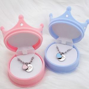 [1+1] 샤이니유 컬러파니 미아방지팔찌 목걸이 세트 써지컬스틸 아기돌선물 유아 맘커플