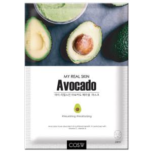 코스더블유 마이 리얼 스킨 아보카도 마스크팩 23ml