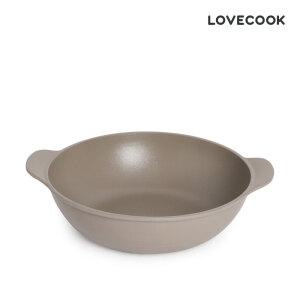 뚜껑X 국산 통주물 러브쿡 인덕션 웍냄비 28cmㅣ꼬치어묵 샤브샤브 밀푀유나베 전골냄비