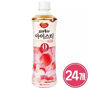 동원 보성홍차 아이스티 제로 복숭아 500ml x 24개 / 음료수 제로칼로리