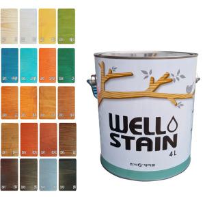 오일스테인 나무방수 니스칠 평상 목재용 데크 테라스 방부목 페인트 오일스텐 4L