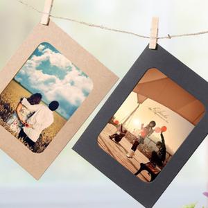 줄에거는 종이액자 집게세트 집꾸미기 폴라로이드 사진전시 추억담기 아기성장과정