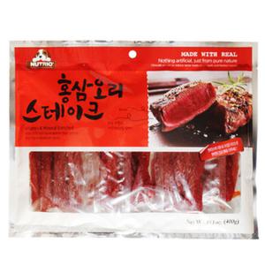 뉴트리오 홍삼오리 스테이크 400g / 사사미간식 / 강아지 간식