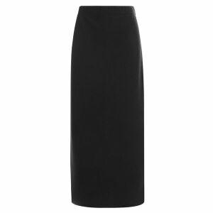 [하프클럽/샵앤]포슬 여성 데일리 기본템 일자핏 뒤트임 밴딩 롱 스커트 PIC-WSK-16