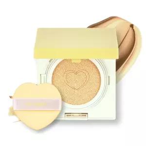 프롬키즈 하트 베이지 선쿠션 유아 어린이 초등 쿨링 뽀송 에센스 선크림 