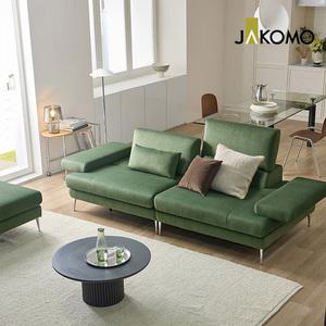 [스툴무료][자코모] 노벰버 하이 3인 기능성 젠위브 패브릭 소파+스툴+쿠션2개