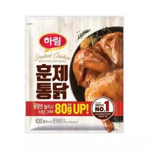 하림 훈제통닭 630g