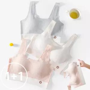 [로즈엘리]1 1 학생 청소년 쥬니어 노와이어 스포츠브라 4컬러