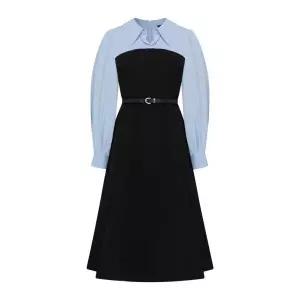 도즈리 벨티드 원피스(LGOPPC9900/블랙)_DG