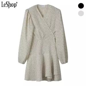 [롯데백화점]르샵 잔꽃 랩스타일 러플 원피스 (BP2OP025A)