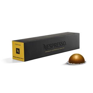 네스프레소 버츄오 캡슐커피 더블 에스프레소 돌체 9.5g x 10개입 4개