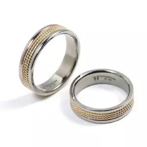 T-518 CO 14K 골드 티타늄 커플링 반지 이니셜무료 무료배송 맞춤제작 평생AS