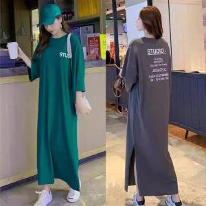 스튜디오 롱원피스 빅사이즈 루즈핏 박시 임산부 홈웨어원피스