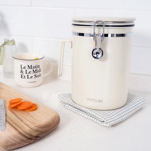 야무진 스텐 음식물 쓰레기통 가정용 진공 스테인리스 밀폐 음쓰통 2.8L 3colors