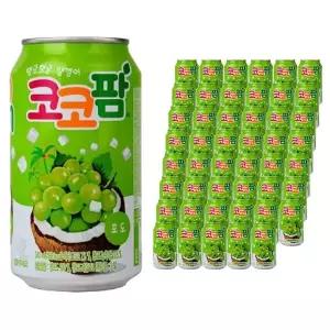 [해태] 코코팜 포도 340ml x 48캔 (24캔 2박스)