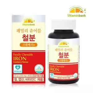 () 패밀리츄어블 비타민C 망고파인애플맛 90정