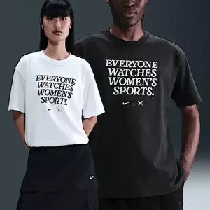 나이키 남녀공용 Everyone Watches Womens Sports 반팔티 IM0560-133 화이트/ IM0560-045 블랙