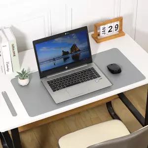 롤링 휴대용 가죽 데스크매트(90X45CM) (그레이)