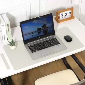 롤링 휴대용 가죽 데스크매트(80X40CM) (아이보리)