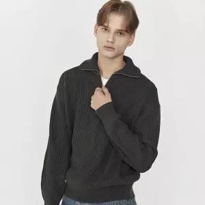 [지오다노]터틀넥 반집업 니트 남자 기본핏 가을 스웨터 591305_s