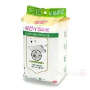 정전기 청소 리필 포 65매 밀대 청소포 먼지 제거용 부직포청소용청소포 청소용부직포