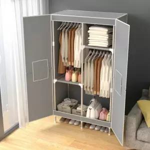 양문 오픈형 옷장 조립식 드레스룸 시스템행거 옷방인테리어
