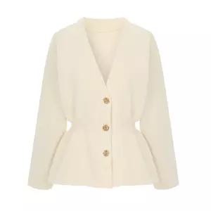 [페이지플린] 골드버튼페플럼니트가디건_P5DCA002A