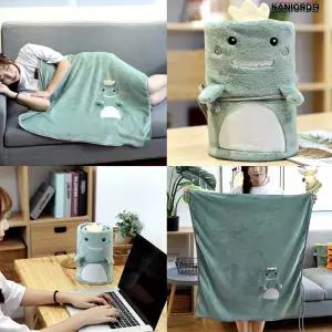 캠핑용 담요 캐릭터 무릎담요 포근한 휴대용 블랭킷 공룡