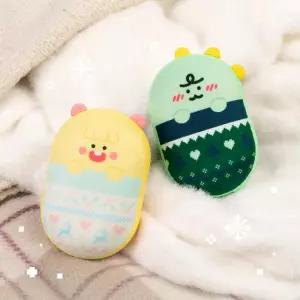 아트박스/카카오프렌즈 니니즈 이불쏙 양면발열 손난로 보조배터리 5000mAh