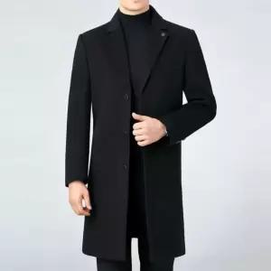 훌리오 남성정장자켓 양면 캐시미어 코트 가을 겨울 정장 롱 울 트렌치 모직 힛템