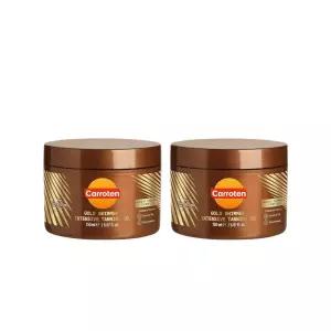 캐로튼 골드 쉬머 태닝 젤 브라우닝 실내/외 액셀러레이터 기름지지 않고 당근과 코코넛 오일로 방수 수분