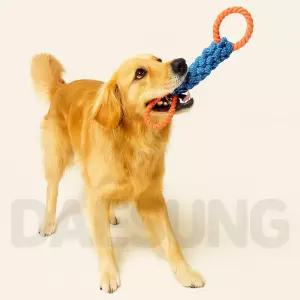 듀오독 더 튼튼한 장난감 터그놀이 꽈배기로프 강아지 대형견 이갈이 치석제거
