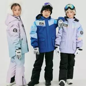 [백화점판] 아이스샌드 키즈 아동 스키복 자켓 팬츠 주니어