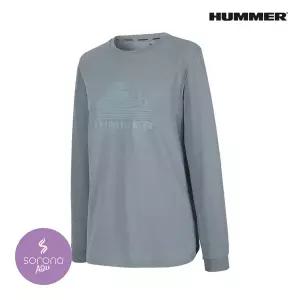 험머 여성 소로나 긴팔 기능성 기모 티셔츠 슬레이트 블루