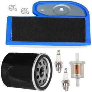 AM101001 오일 필터 연료 스파크 플러그가 장착된 HIFROM M137556 에어 존디어 LTR180 LX277 GT235E 잔디 트랙터 잔디깎이용 키트 교체품