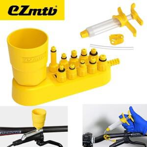 EZMTB 범용 자전거 유압  브레이크 미네랄 오일 블리드 키트 도구 Shimano Magura Sram Avid Rockshox 어댑