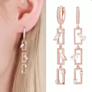 원터치링 귀걸이 데일리 14K 금침 큐빅 금 (WFJ5A59)