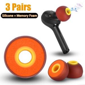 소니호환 WF-1000XM4 메모리 폼 이어 팁 범용 실리콘 버드 플러그 패드 캡 교체 케이스