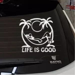 캠핑 해먹 디자인 차량용 포인트 스티커 자동차꾸미기 30대남성 레이튜닝 첫차선물