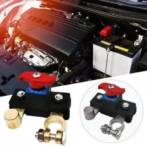 차량 배터리 차단 스위치 12V24V  전원 차단 방지 누설 회로 차단기 수동 자동 보호기 범용 자동차 부품