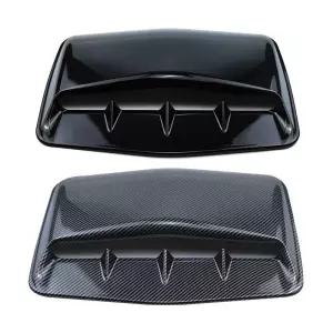 본넷덕트 Goramsay 탄소 섬유 차량용 공기 흡입 후드 스쿠프 보닛 벤트 커버 스티커