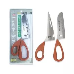 캠핑식도 주방가위 결합형주방가위 다기능 다용도캠핑식도 (WFJ744J)