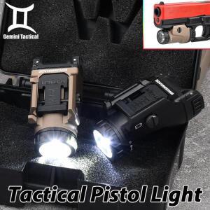 WADSN 800루멘 권총등 LED 스트로브 전술 손전등 사냥 장비 무기 총 스카우트 램프 (글록 17 18 19 호환 20