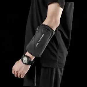 운동용품 스마트 핸드 폰 스포츠 암 밴드 런닝 휴대 가방 블랙