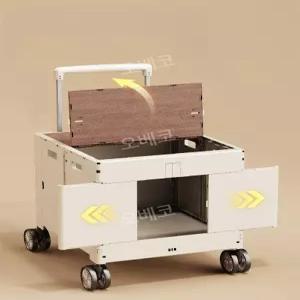 캠핑웨건 폴딩카트 트롤리 피크닉 트레일러 접이식 2단 이동식