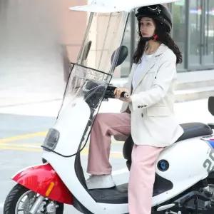 캐노피 방수 커버 지붕 투명 바람막이 차양막 차단 스쿠터